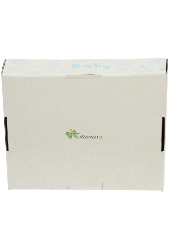 Geschenkdozen Korf Baby Blauw 23x17x8cm 10stuks
