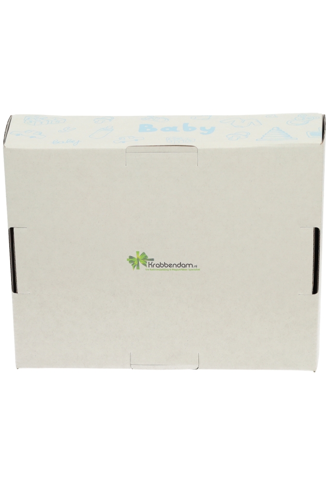 Geschenkdozen Korf Baby Blauw 23x17x8cm 10stuks