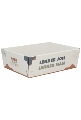 Geschenkdozen Korf Lekker Joh Lekker Man 23x17x8cm 10stuks