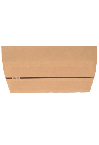 Papieren Verzendzak Zijvouw Zaza Kraft Plakstrip 38x57x10+10cm 225stuks
