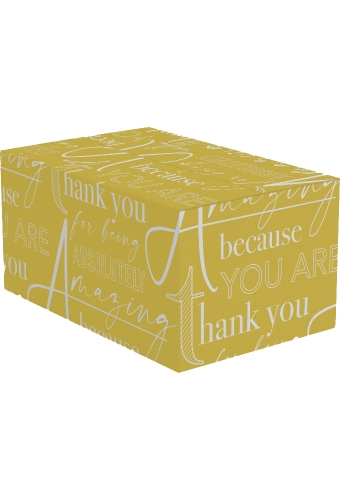 Geschenkdozen Amazing Geel 39x29x17.5cm 15stuks