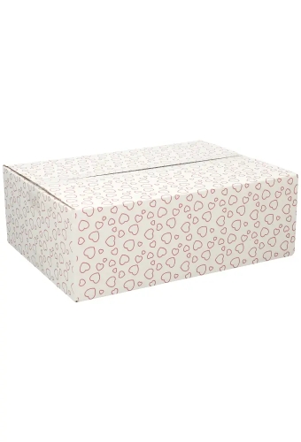 Geschenkdozen Hart Line 39x29x13cm 15stuks
