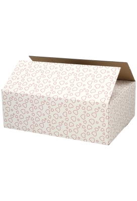 Geschenkdozen Hart Line 39x29x13cm 15stuks