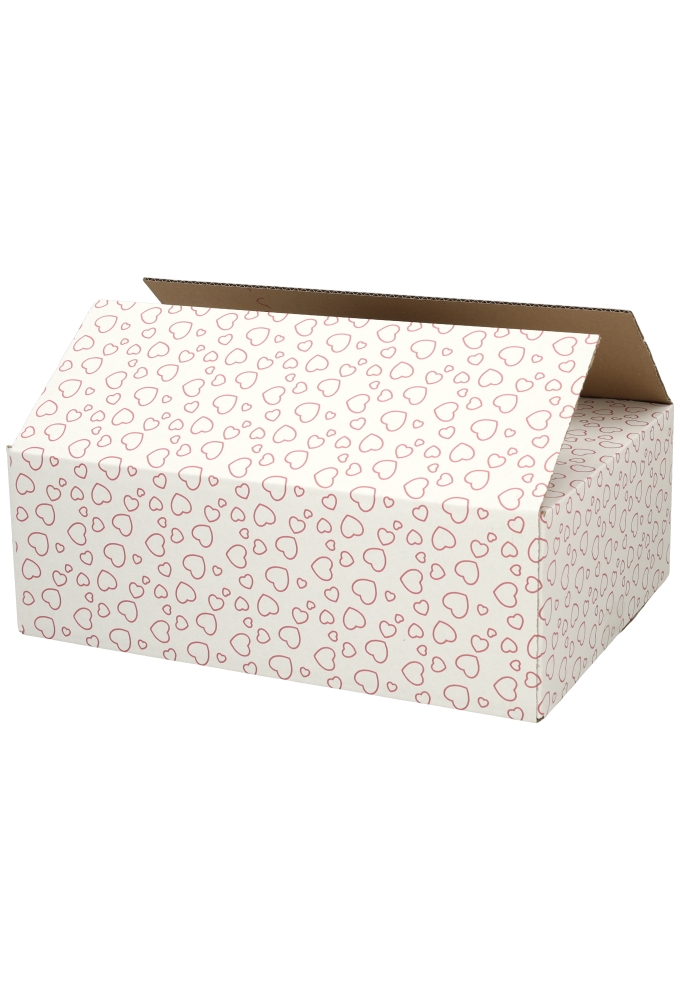 Geschenkdozen Hart Line 39x29x13cm 15stuks