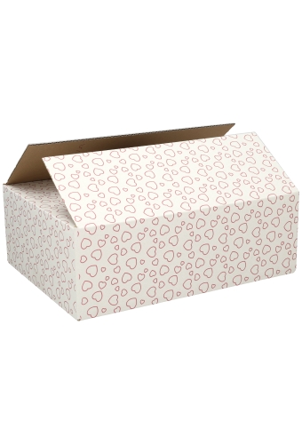 Geschenkdozen Hart Line 39x29x13cm 15stuks