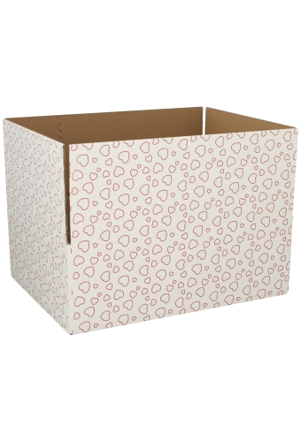 Geschenkdozen Hart Line 39x29x13cm 15stuks