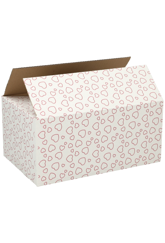 Geschenkdozen Hart Line 31x20x14cm 30stuks