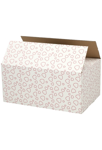 Geschenkdozen Hart Line 31x20x14cm 30stuks