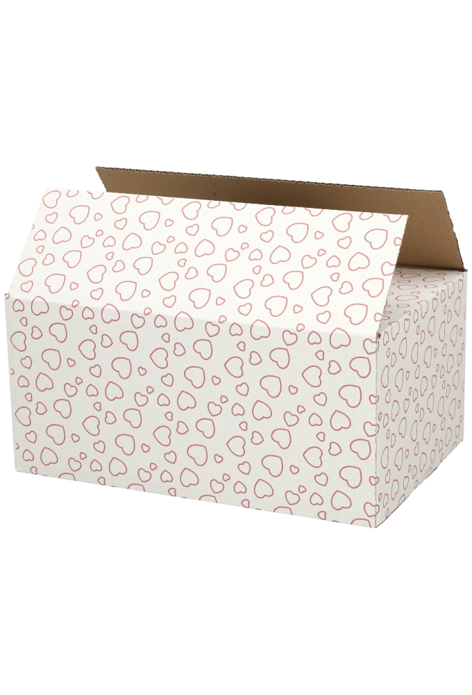 Geschenkdozen Hart Line 31x20x14cm 30stuks