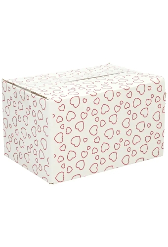 Geschenkdozen Hart Line 21.5x15x12cm 30stuks