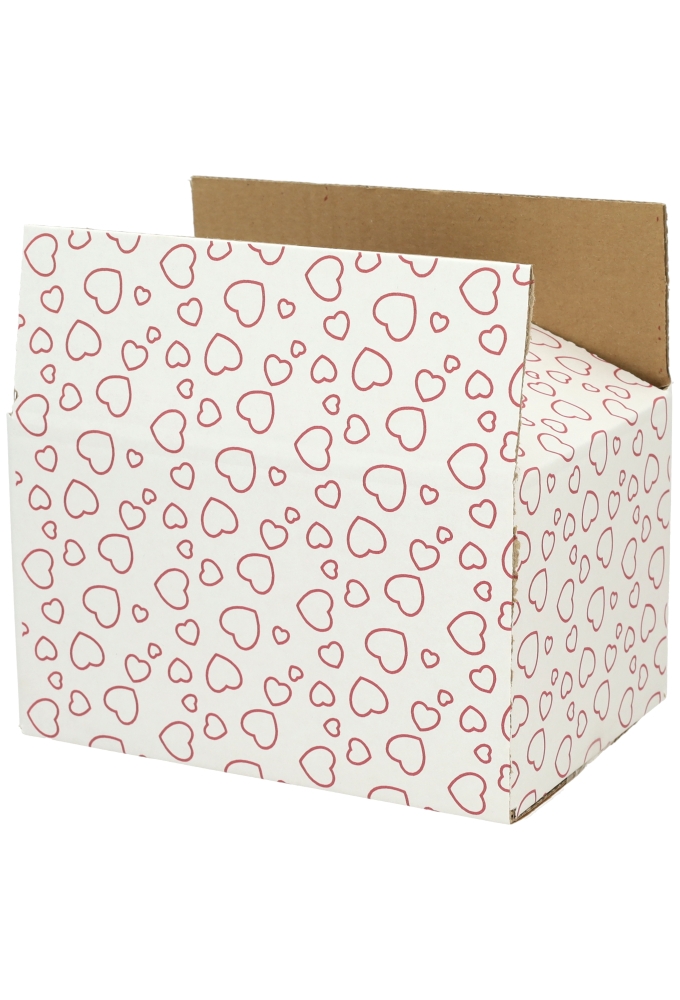 Geschenkdozen Hart Line 21.5x15x12cm 30stuks