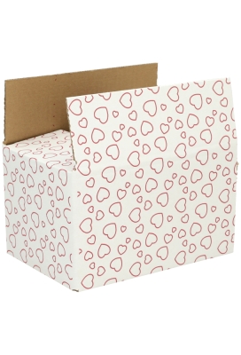 Geschenkdozen Hart Line 21.5x15x12cm 30stuks