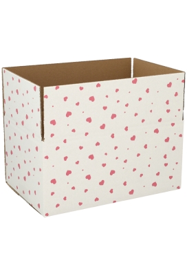 Geschenkdozen Hartjes 31x20x14cm 30stuks