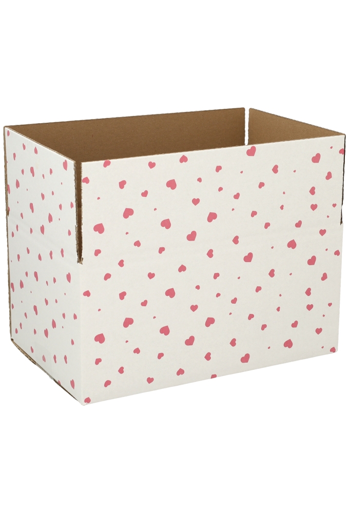 Geschenkdozen Hartjes 31x20x14cm 30stuks