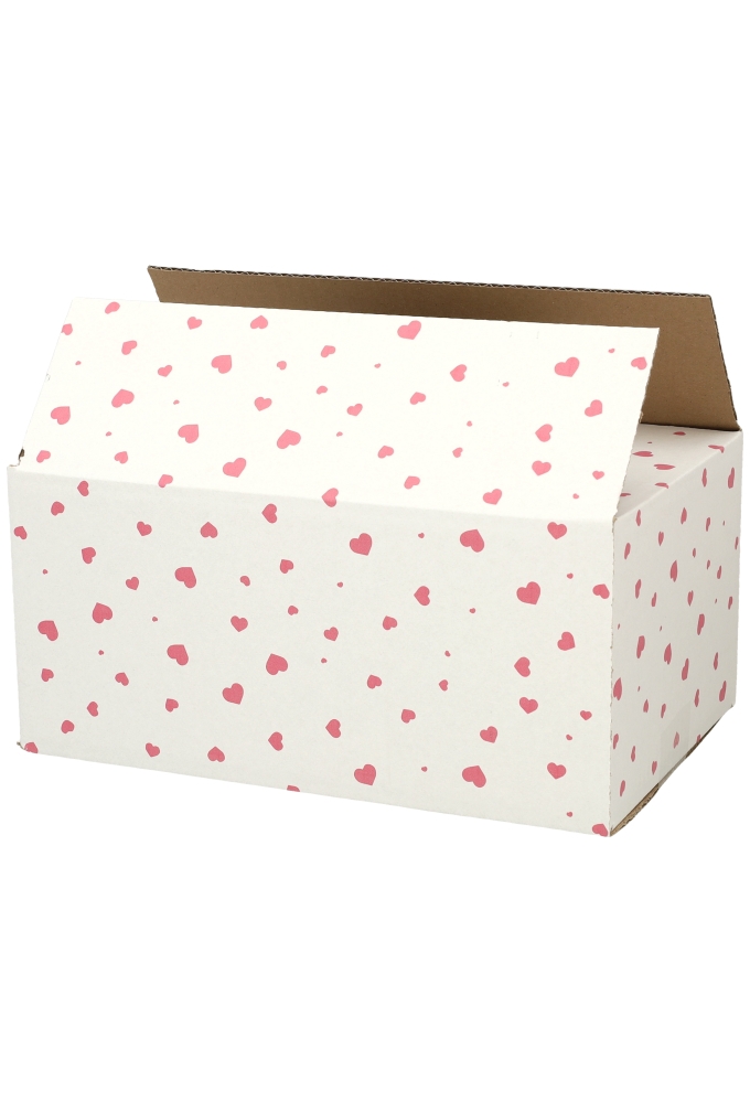 Geschenkdozen Hartjes 31x20x14cm 30stuks