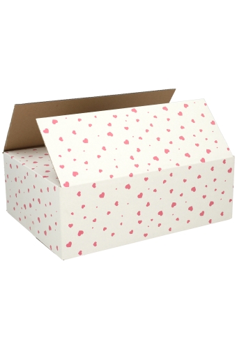 Geschenkdozen Hartjes 39x29x13cm 15stuks