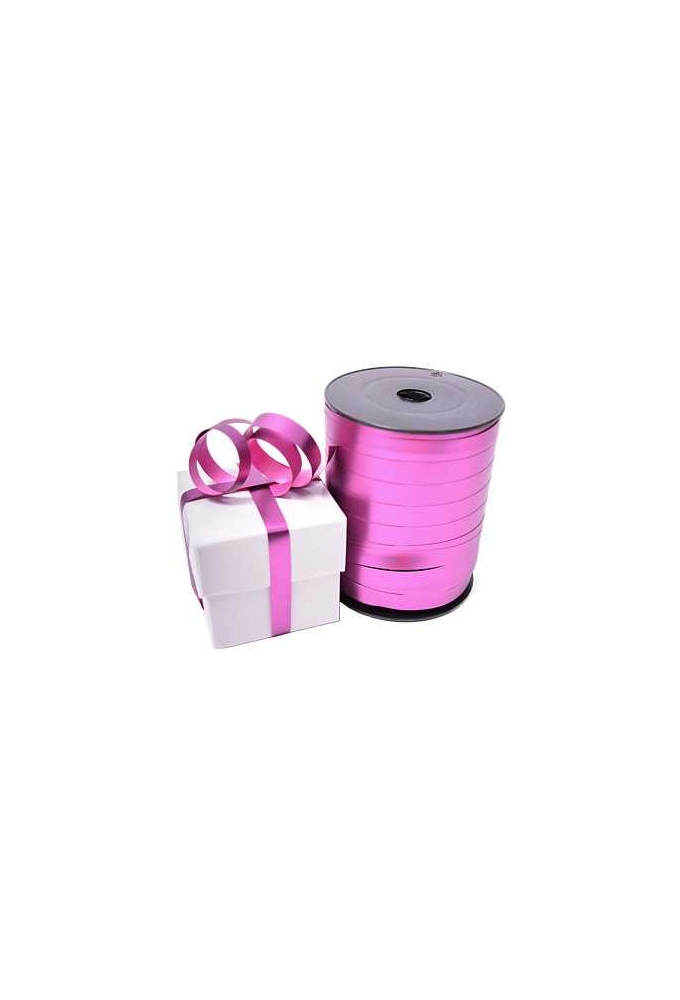 Krullint Mat Metallic Fuchsia 10mm x 250meter