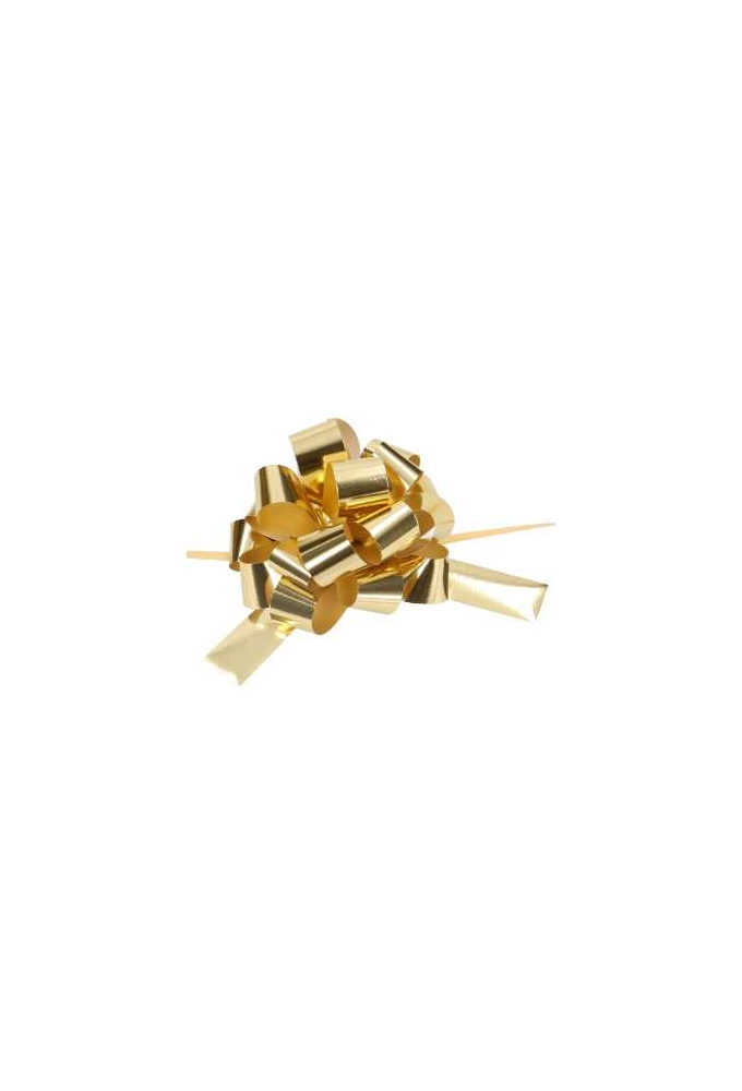 Trek Strikken Metallic Goud Doorsnee 95mm met een lint 19mm 30stuks