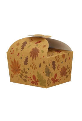 Bonbondoosjes Todi Kraft Herfstblaadjes 250gram 9.5x7.5x6cm 25stuks