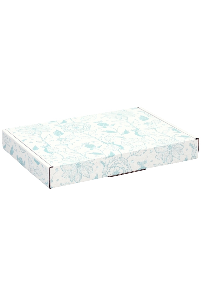 Brievenbusdoos Budget Flowers A5 22x15.5x2.8cm - vanaf 50 stuks