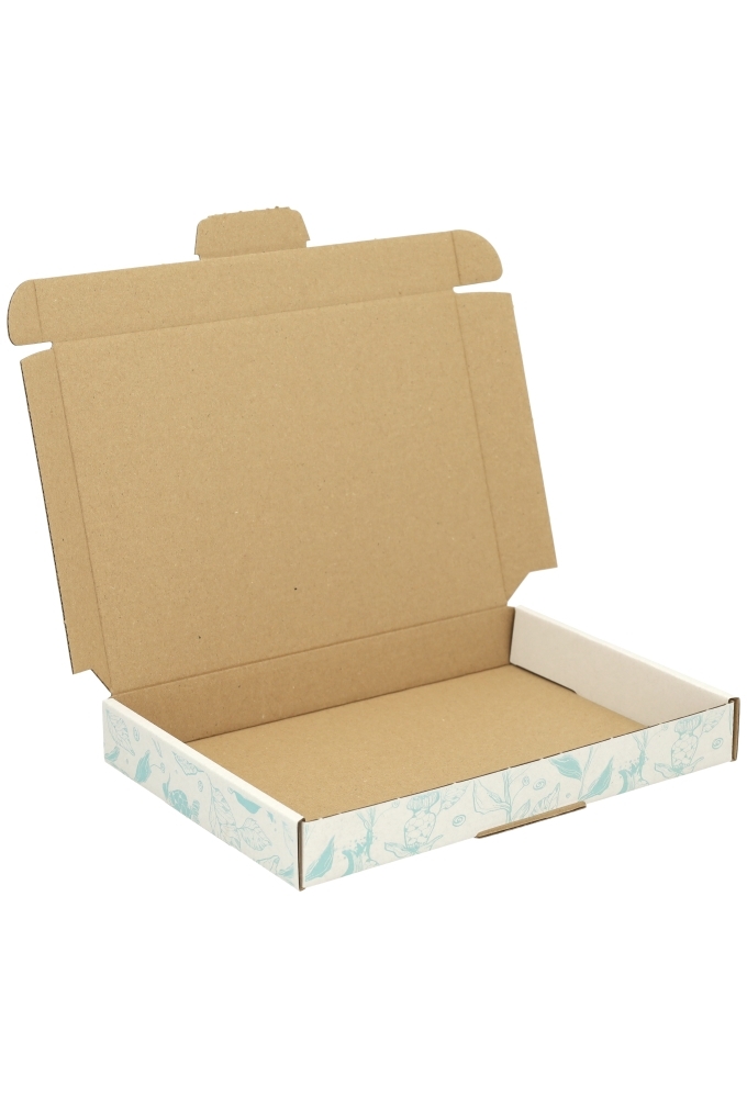 Brievenbusdoos Budget Flowers A5 22x15.5x2.8cm - vanaf 50 stuks