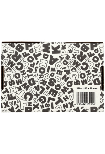 Brievenbusdoos Budget Letters A5 22x15.5x2.8cm - vanaf 50 stuks