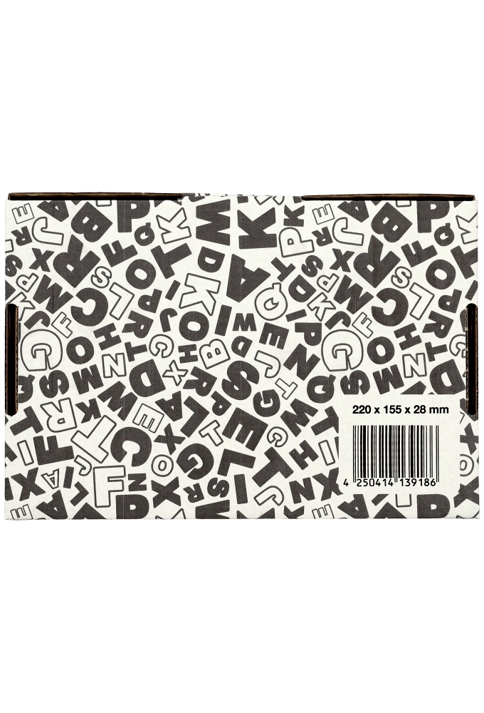 Brievenbusdoos Budget Letters A5 22x15.5x2.8cm - vanaf 50 stuks