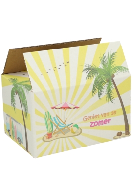 Geschenkdozen Geniet van de Zomer 21.5x15x12cm 30stuks