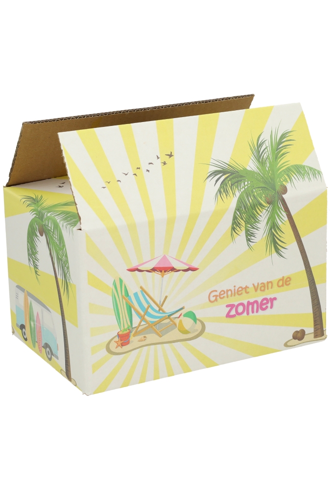 Geschenkdozen Geniet van de Zomer 21.5x15x12cm 30stuks