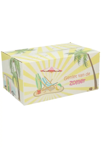 Geschenkdozen Geniet van de Zomer 31x20x14cm 30stuks