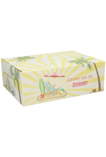 Geschenkdozen Geniet van de Zomer 39x29x13cm 15stuks