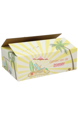Geschenkdozen Geniet van de Zomer 39x29x13cm 15stuks