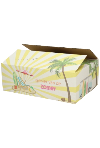 Geschenkdozen Geniet van de Zomer 39x29x13cm 15stuks
