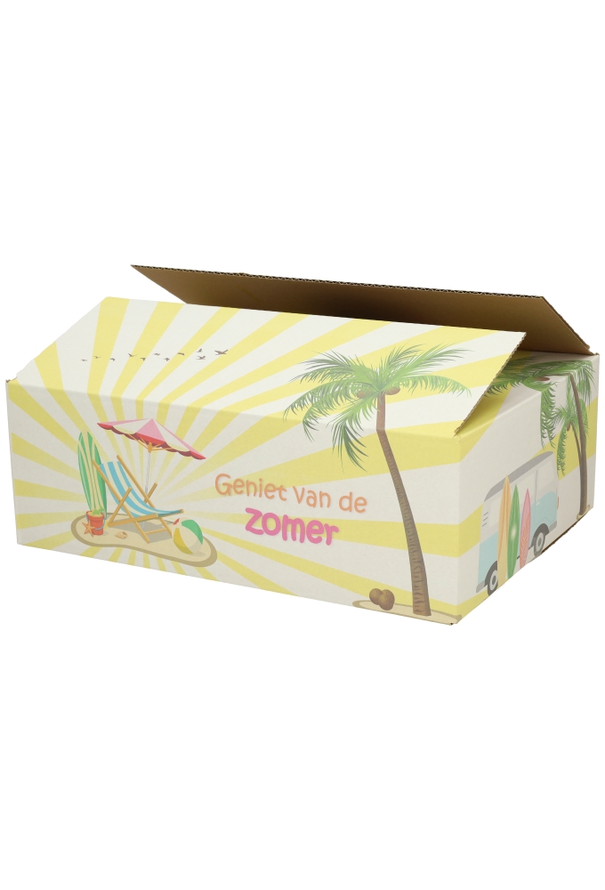 Geschenkdozen Geniet van de Zomer 39x29x13cm 15stuks