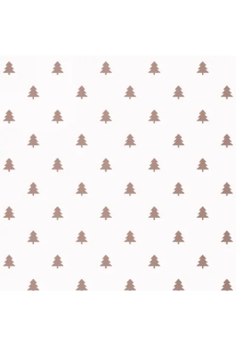 Kerstpapier trees Rose goud  70cm x 200meter