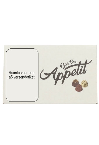 Bolsa Bon Bon Appetit A5 Wit 23x16x5.5cm 50stuks & Inlay &inleg vellen
