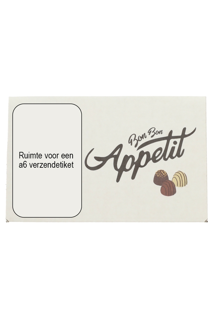 Bolsa Bon Bon Appetit A5 Wit 23x16x5.5cm 50stuks & Inlay &inleg vellen