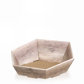 Geschenkdoos Korf Modern Wood Middel 38x34x7.5-13cm 25stuks