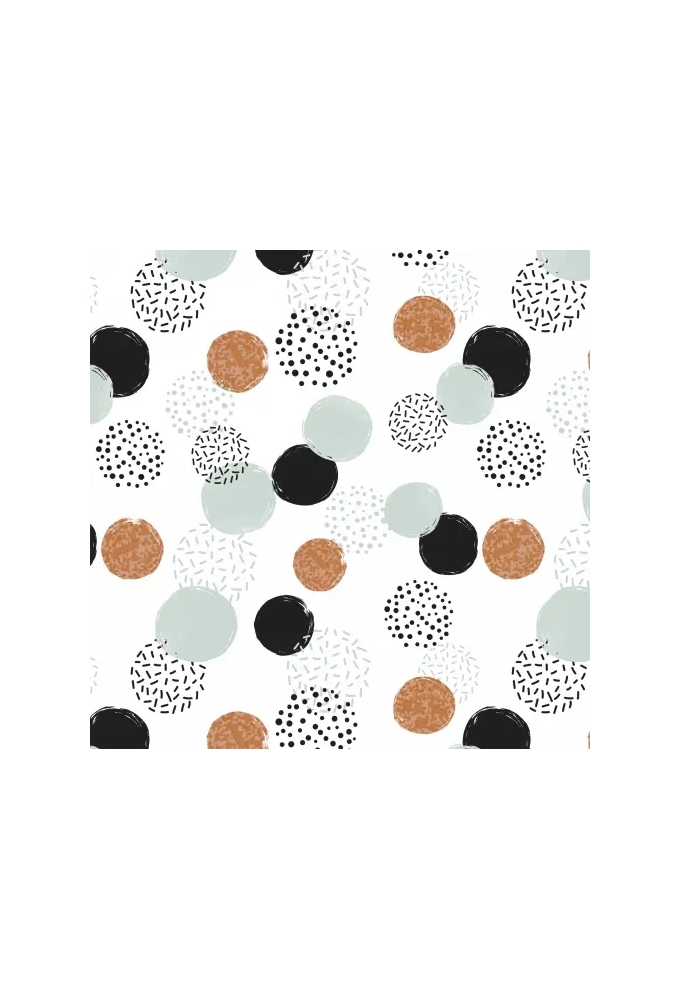 Kerstpapier dots are magical mint 60cm x 200meter