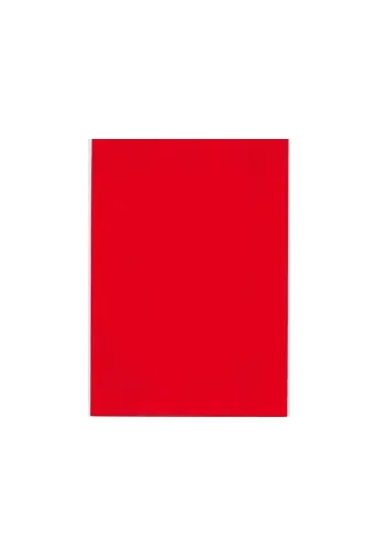 Kadopapier UV-Lak Uni Rood 50cm x 100meter