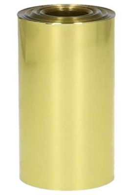 Openings Lint PVC Metallic Goud 10cm x 10meter