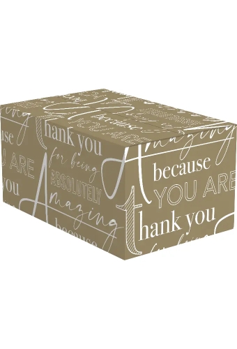 Kerstpakketdozen Amazing Goud Wit 49x39x27cm 15stuks