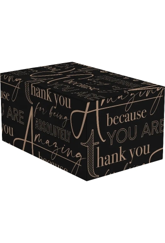 Kerstpakketdozen Amazing Kraft Zwart 39x29x30cm 15stuks