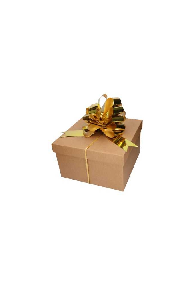 Strik Goud Metallic Doorsnee 27cm lint 6.8cm 1stuks