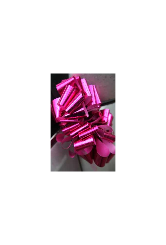 Strik Pink Metallic Doorsnee 15cm lint 5cm 1stuks