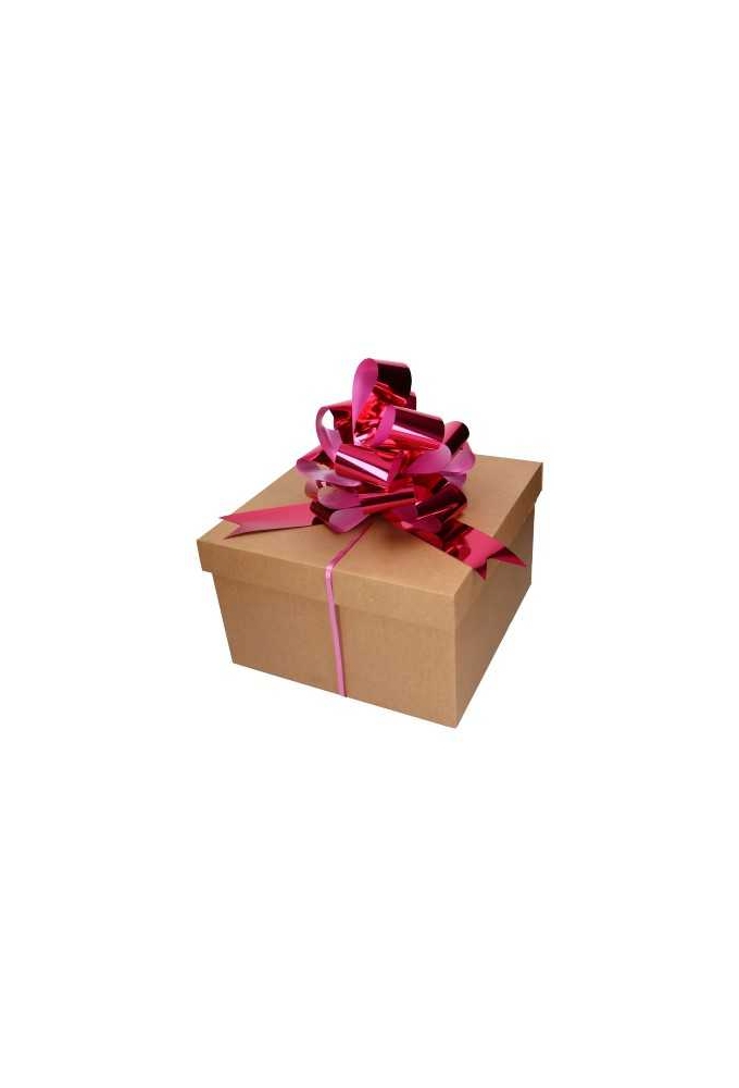 Strik Pink Metallic Doorsnee 27cm lint 6.8cm 1stuks