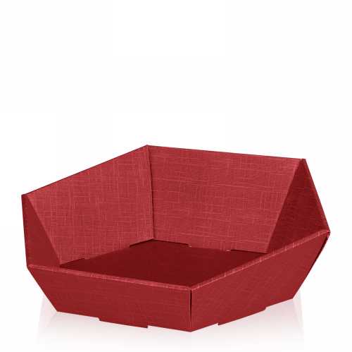 Geschenkdoos Korf Tarn Bordeaux Groot 46.5x41.5x9-15.5cm 25stuks