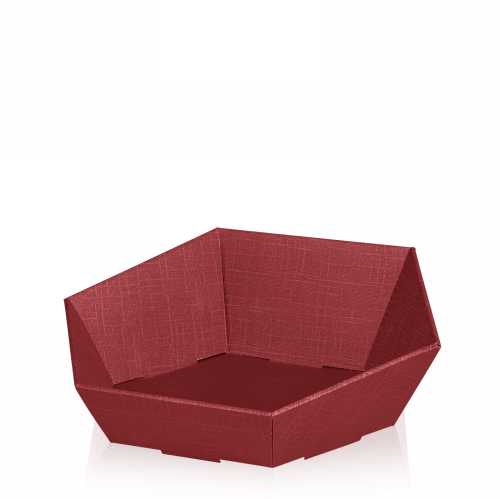 Geschenkdoos Korf Tarn Bordeaux Middel 38x34x7.5-13cm 25stuks