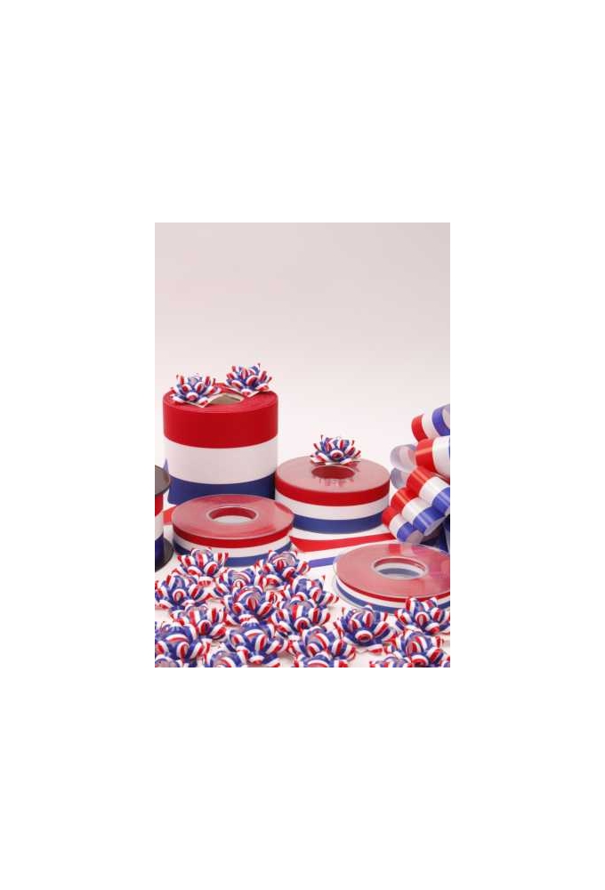 Strik Nederland Rood.Wit.Blauw Doorsnee 15cm lint 5cm 1stuks