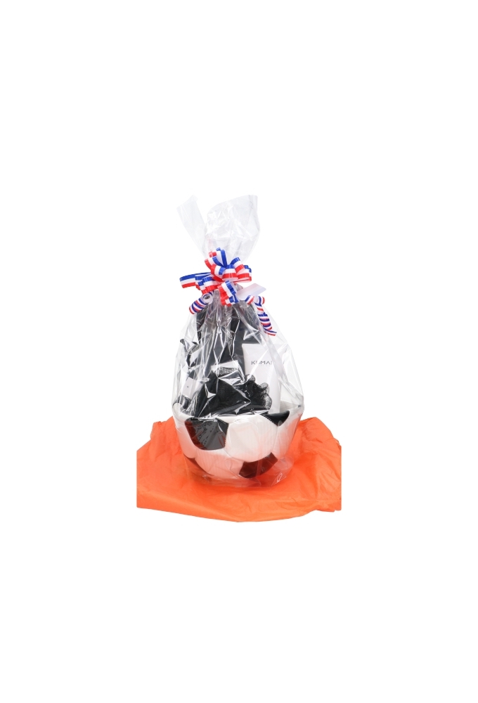 Korf Voetbal Zwart & Wit 15cm 1stuks & 1x Cellofaan Zakjes 1xBalnaald